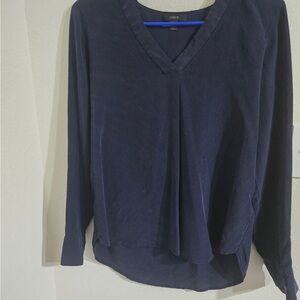 J. Crew Dark Blue Women's Blouse